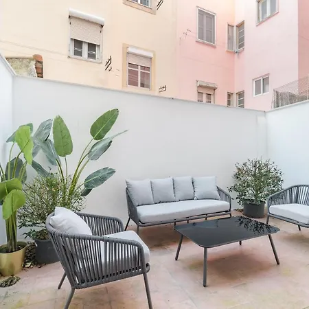 Casa Boma - Sunny And Spacious With Private Terrace - Alcantara Ii Apartamento